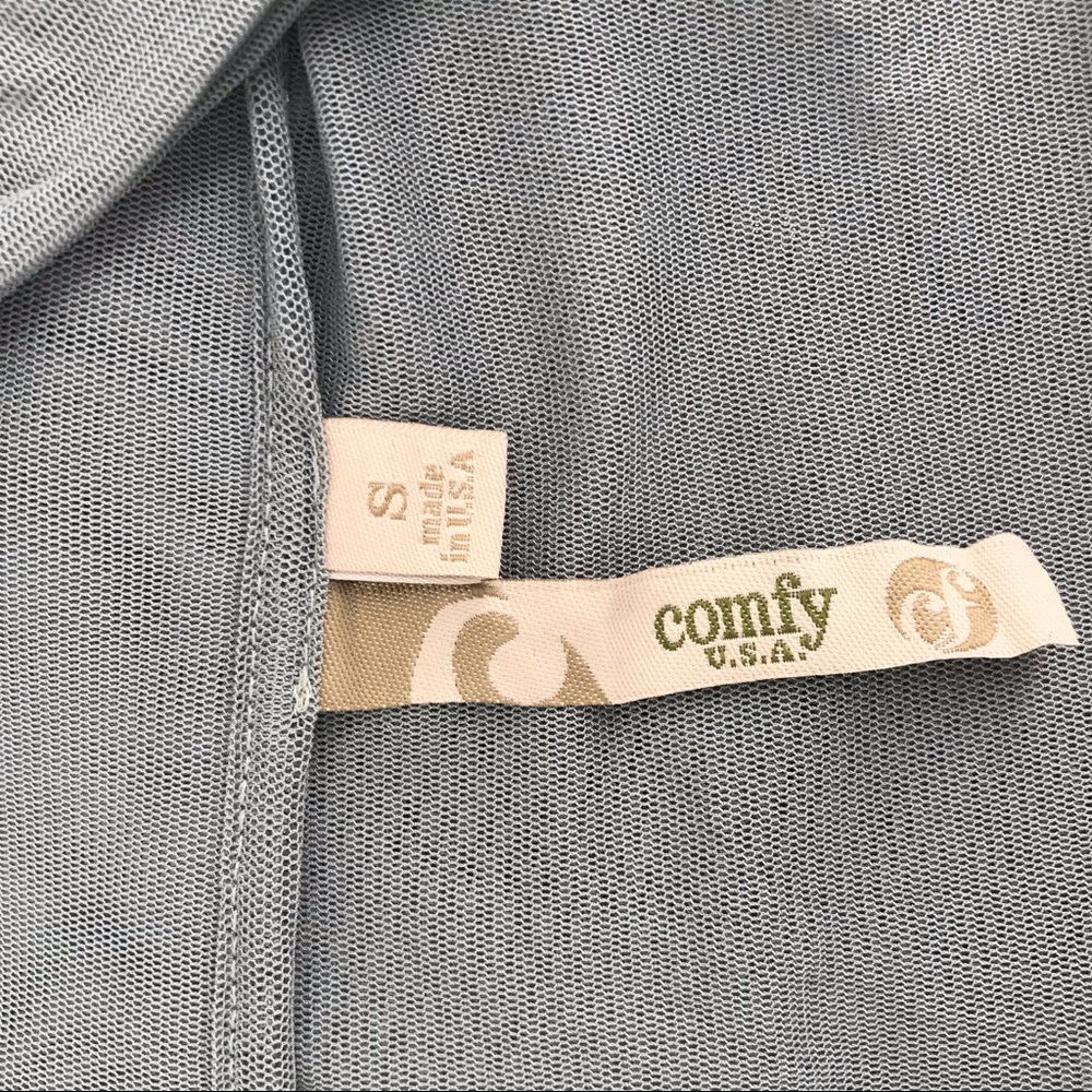 Sheer Ruffle Hem Tunic by Comfy USA - Picture 4 of 5